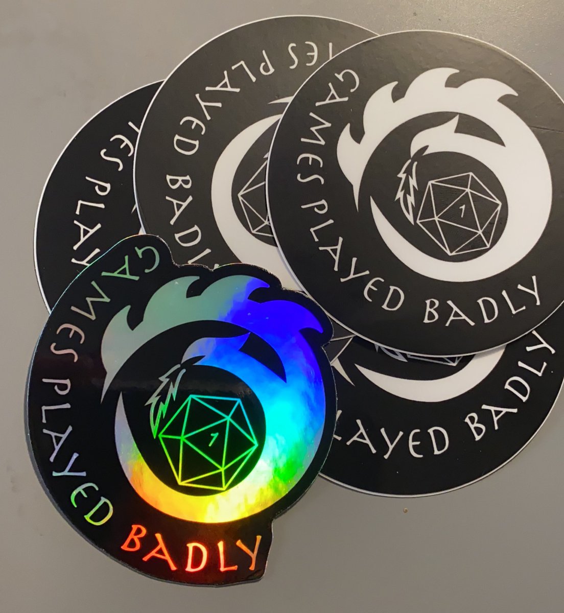 We got a very exciting letter today! <a href="/badly_games/">Mike- Games Played Badly- Happy New Year!</a> thank you so much, we love the stickers 🥰