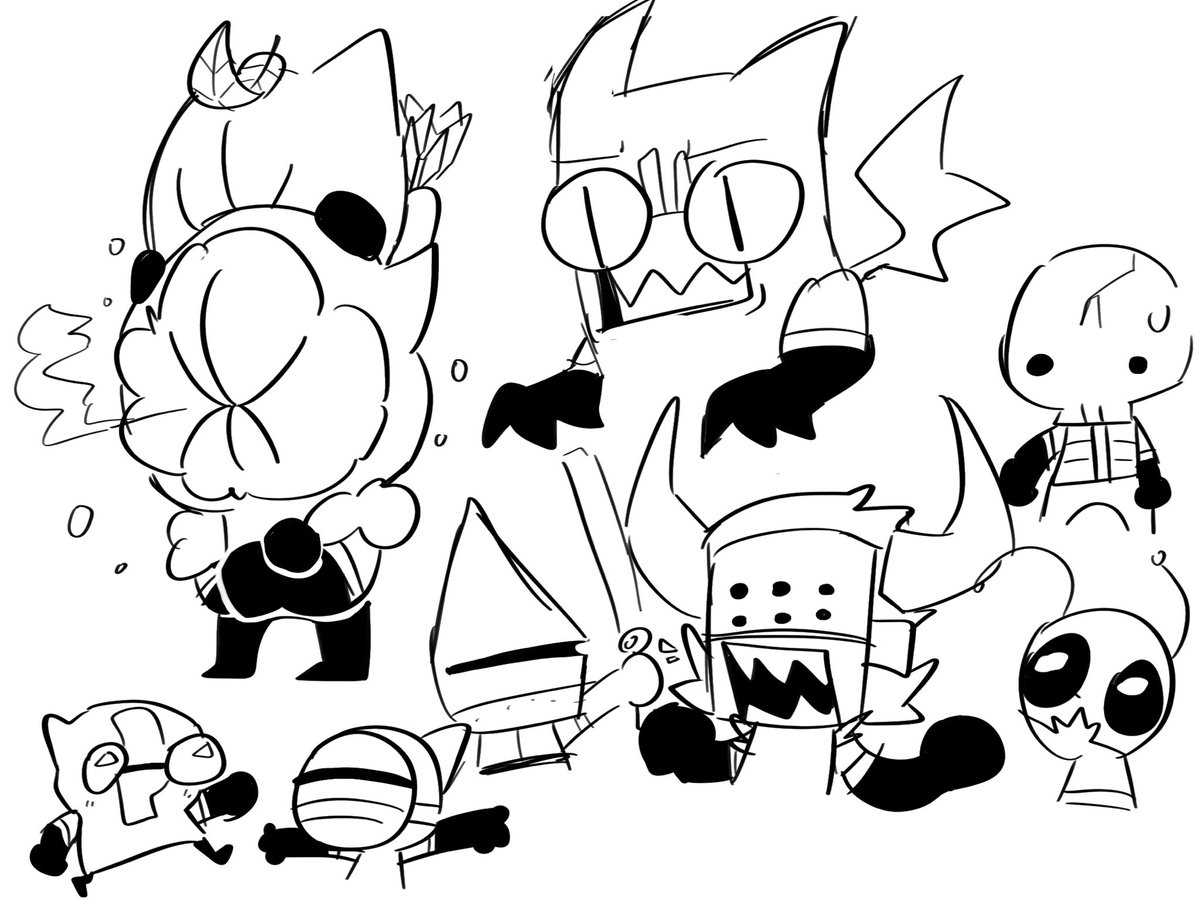 some castle crappers characters from memory 