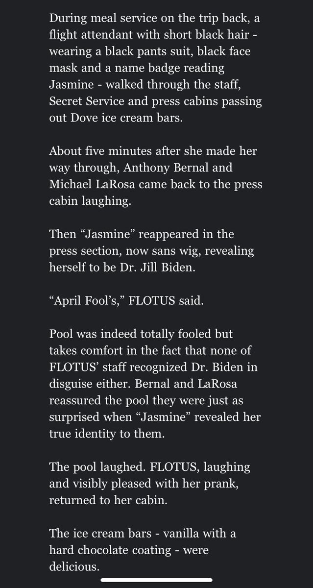It’s not every day you can say you got pranked by the First Lady of the United States. <a href="/Emilylgoodin/">Emily Goodin</a>, pooler extraordinaire