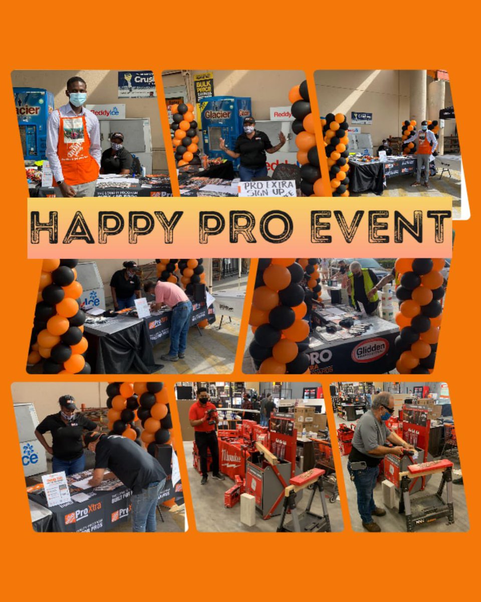 PPreezy's tweet photo. I want to say thank you to all the vendors that came out to support the pro appreciation event had a big turnout. Shout out to @BehrPaint @MilwaukeeTool you guys ROCK!!! @Darwin_305 @eljam5 @martined6322 @District266 @MitoGuzman @NargisRamasami @0251HomeDepot @terrance63936438 https://t.co/FUpI9AffxQ