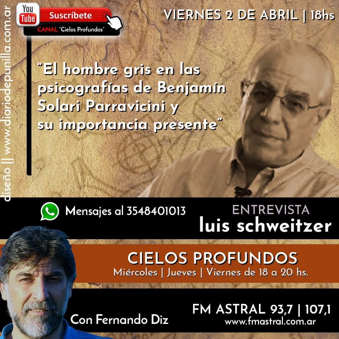 Argentum_AP's tweet photo. Mañana 2 de Abril a las 18 hs, entrevista al Prof. Luis Schweitzer en "Cielos Profundos" por  FM Astral 93.7|107.1 https://t.co/ztcdpIPA9F