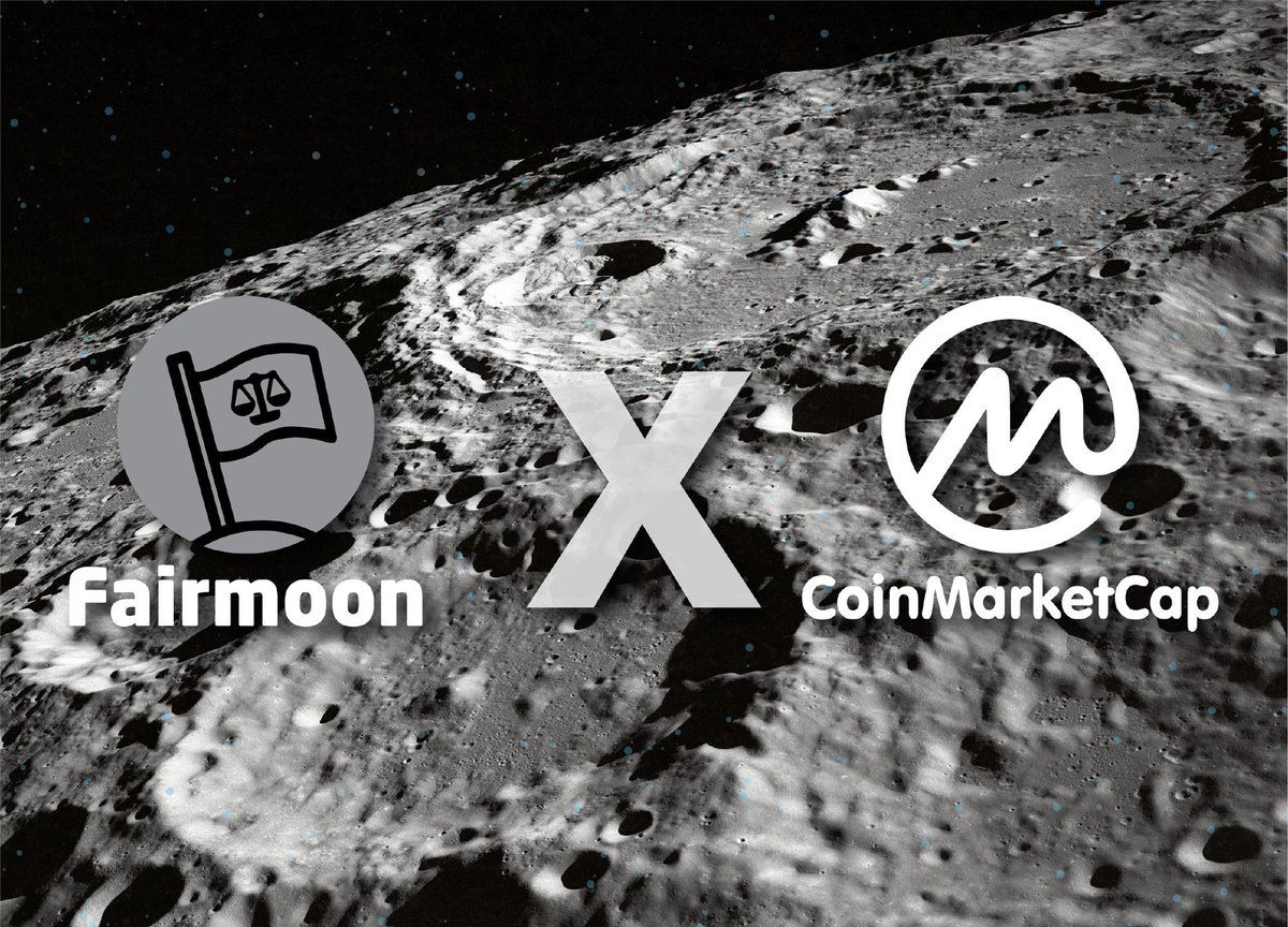 fairmooncoin's tweet photo. 🚀 We are now listed on @CoinMarketCap 

— 🌖 6500+ Space explorers ready to land on the moon! 

1.Head over to https://t.co/FcxxtWgEAJ
2.SMASH THAT LIKE BUTTON ❤️

https://t.co/D6lQ9rxJGI THAT FAVORITE BUTTON ⭐️ 

LETS MOON BABY 🚀🚀 #FairMoon1Dollar https://t.co/aTevgqsBfd