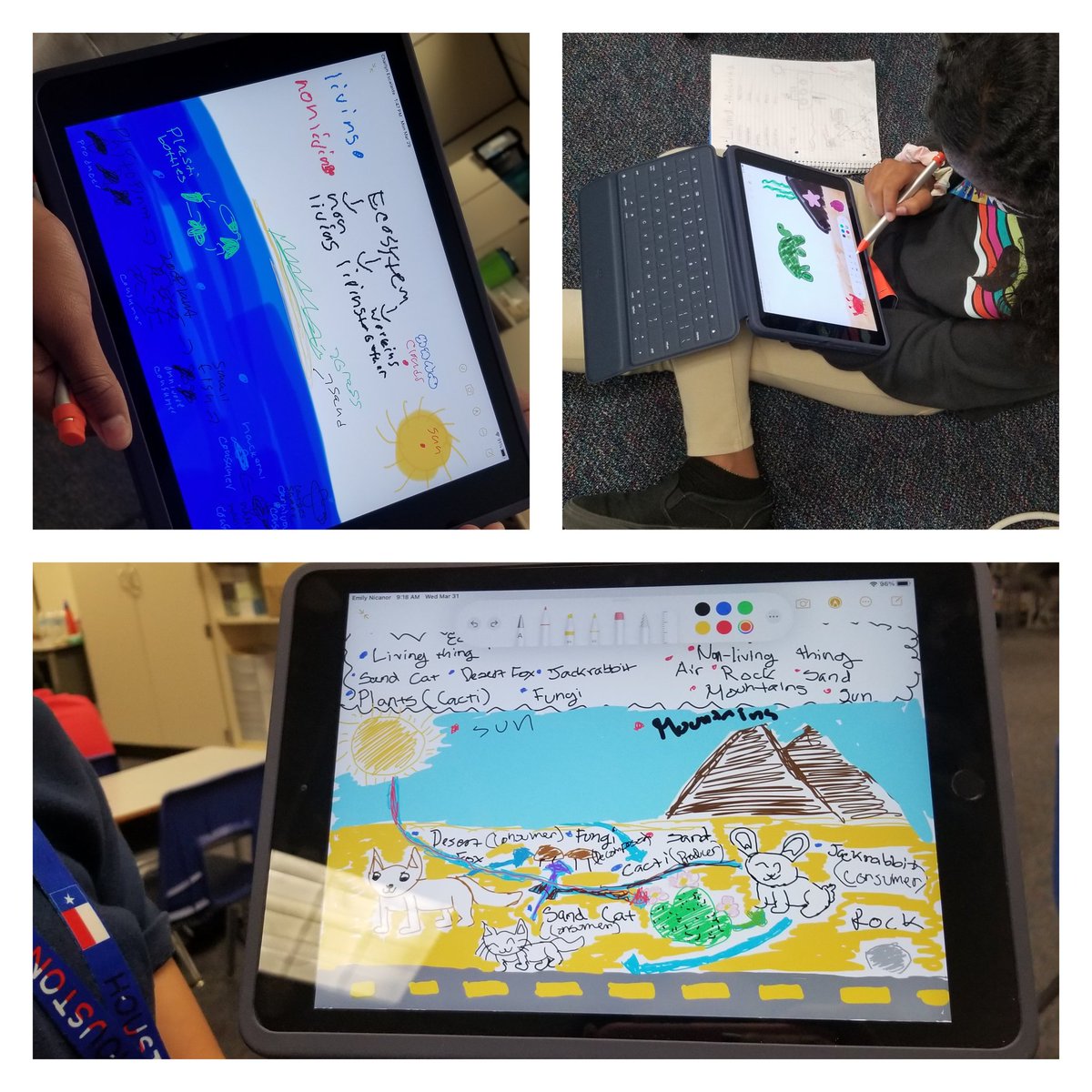Ms_LFlores's tweet photo. Exited to get students working on swift playgrounds and building on their word walls to digitally share them with peers. #ceileadandlearn #everyonecancreate #everyonecancode @SwiftPlayground #ipad @SK4DL @AliefTech https://t.co/SZYyOThD6n