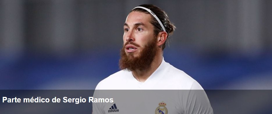 RadarSports2's tweet photo. 🚨🚨 Lesión de Sergio Ramos 🚨🚨
Sergio sufre una lesión muscular en el gemelo interno de la pierna izquierda. Estará aproximadamente un mes de baja por lo que se perderá el clásico y la eliminatoria ante el Liverpool.
#RealMadrid #Laliga #futbol #UCL #España https://t.co/eo5ugX2k2g