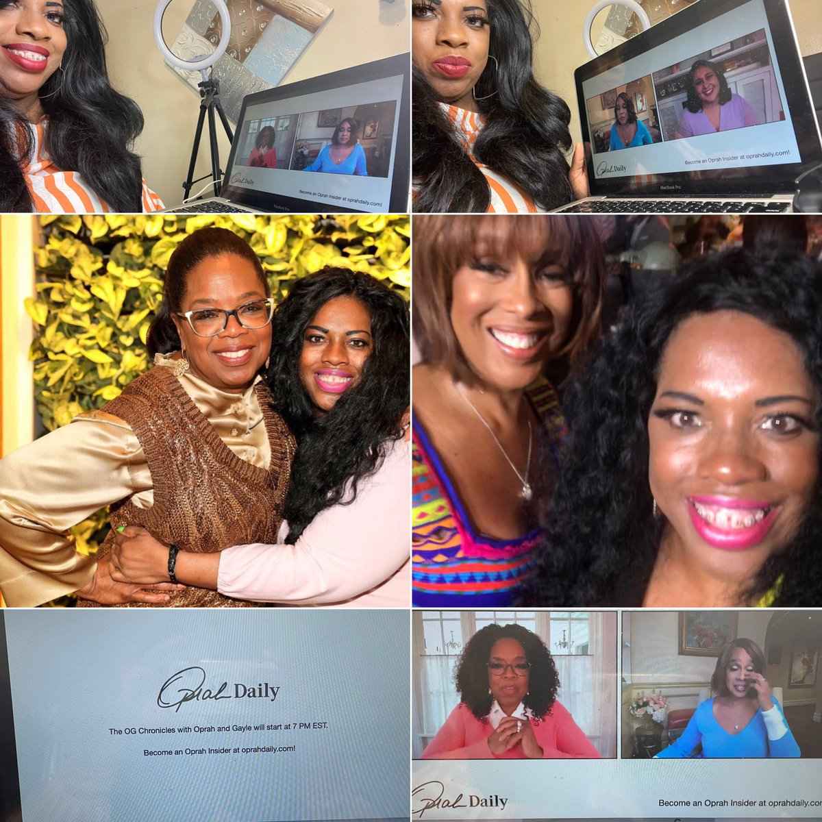 msnikkirich's tweet photo. Shout out to @OprahDaily loved the #OGChronicles #Zoom with @Oprah @GayleKing & all the amazing special guest today! https://t.co/eGk4Exfgdz
