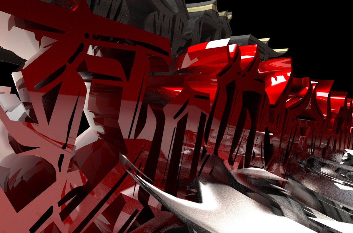 AntbenBen's tweet photo. Working on Automotive-inspired texture maps.. candy apple red, braided stainless, striped asphalt.. 🤔

#nft #3drender #typography #cryptocalligraphy https://t.co/lVl41Q086Z