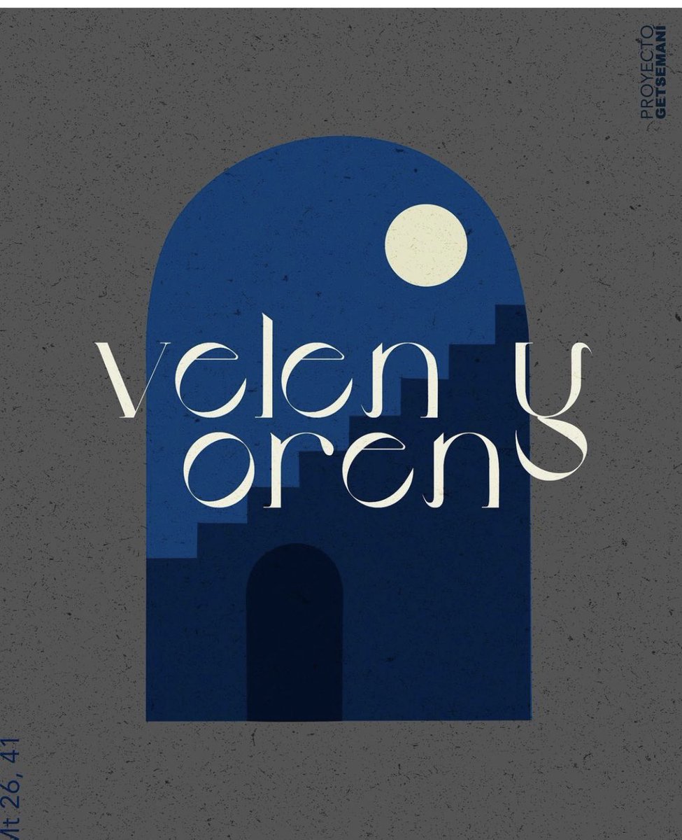 Jesús pudo pasar la noche completamente solo o en medio de  una multitud. Pero eligió hacerlo en compañía de sus amigos.

En esta noche oscura de nuestra vida Él nos acompaña también. 

Y ahí estás tú, Jesús, yo contigo, tú conmigo, velando y orando.