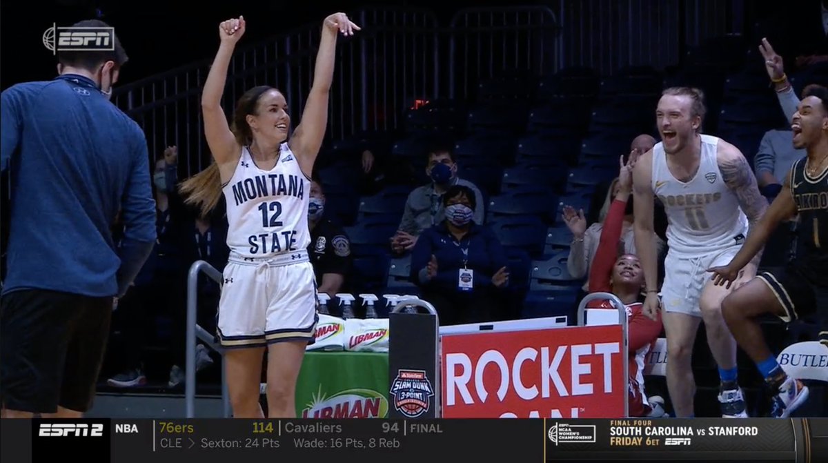 That look when you’re the women’s 3-point CHAMPION 😆