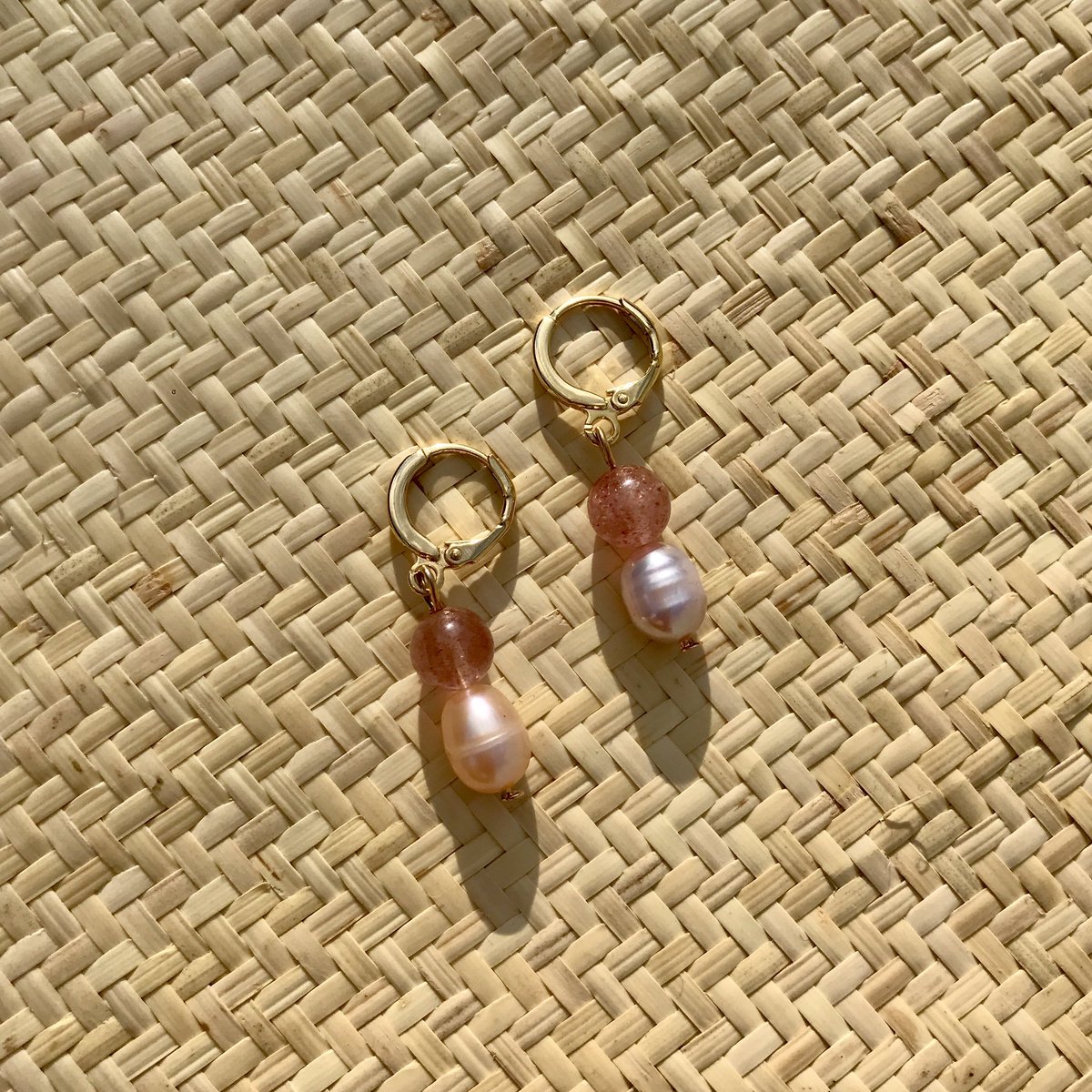 SloppyCrafts's tweet photo. ROSALIND EARRINGS 
Last pair in stock 🤍✨

Strawberry quartz for those who need more of the Universe’s love 💞

https://t.co/W2wTg6taba https://t.co/QS13KfGNLe