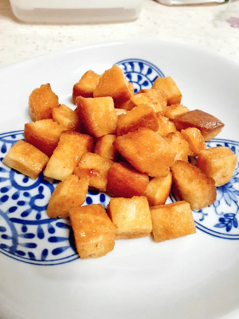 うっっっま！！！
ズボラだから適当にやっちゃったけど美味しい！
次は分量通りにしてもっとカリカリにさせたい❤  