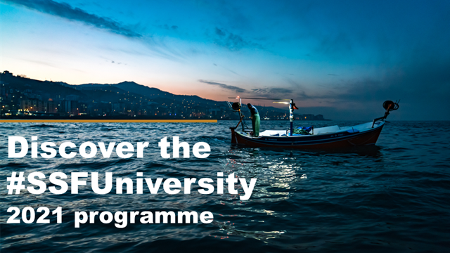 UN_FAO_GFCM's tweet photo. The 2021 #SSFUniversity programme is now available online!
These workshops will build capacity of #smallscalefishers & promote the exchange of best practices in the #Mediterranean & #BlackSea
➡️Learn more about the courses & register here https://t.co/KHDK52rYvX https://t.co/twk5DE702K