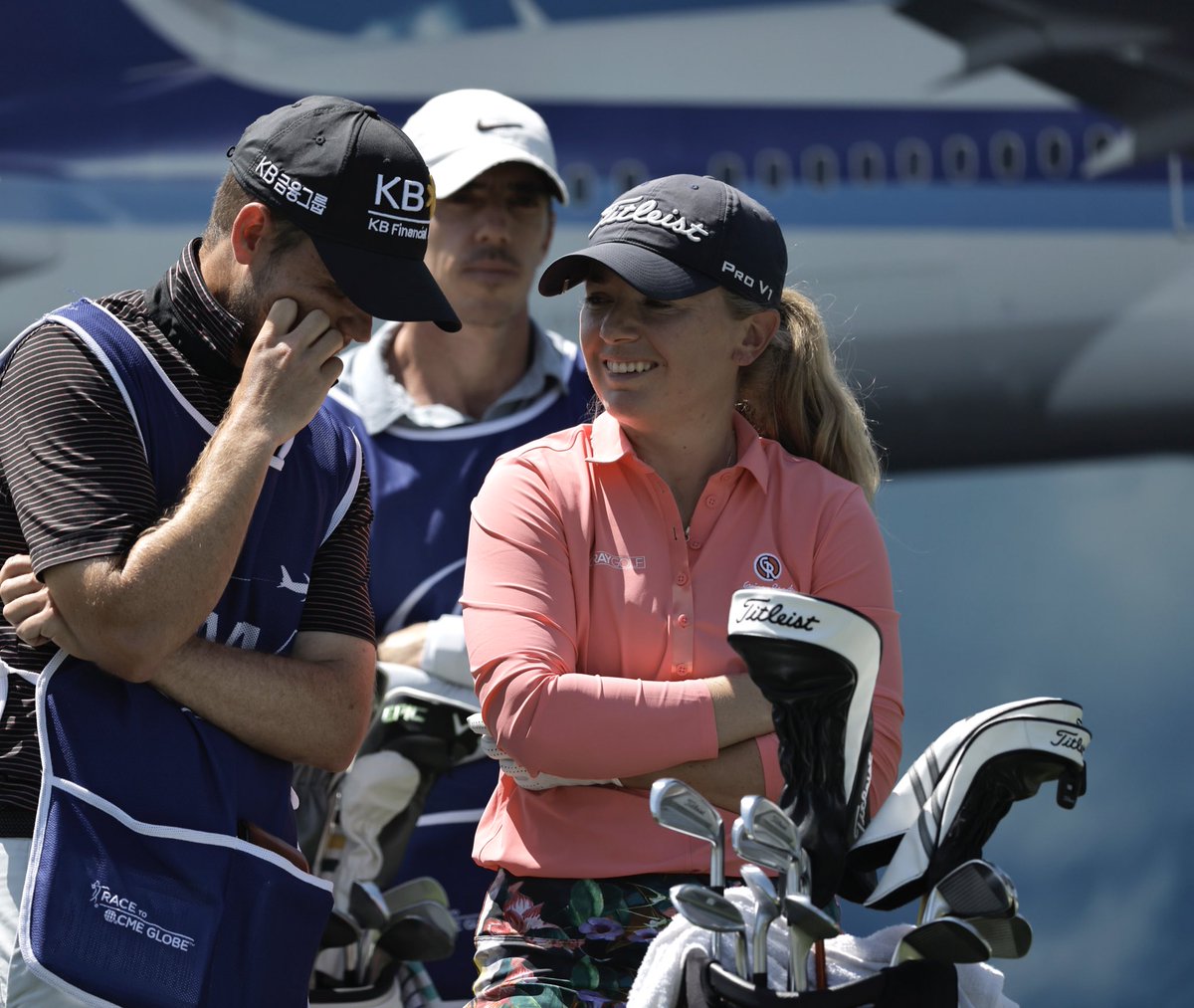 FootJoyEurope's tweet photo. Thailand’s Patty Tavantanakit fired the low round on the opening day of the @anainspiration with a superb 66.
England’s Georgia Hall and Bronte Law also made great starts and are just three back on -3.
#TeamFJ #1ShoeinGolf #MyJoys #FJStratos #FJPremiereSeries https://t.co/rFnwkajnsM