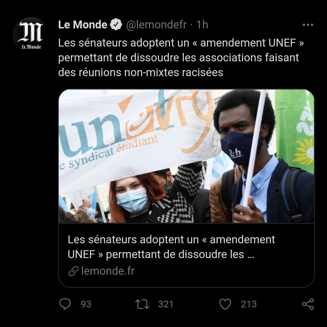 Pas merci le Sénat