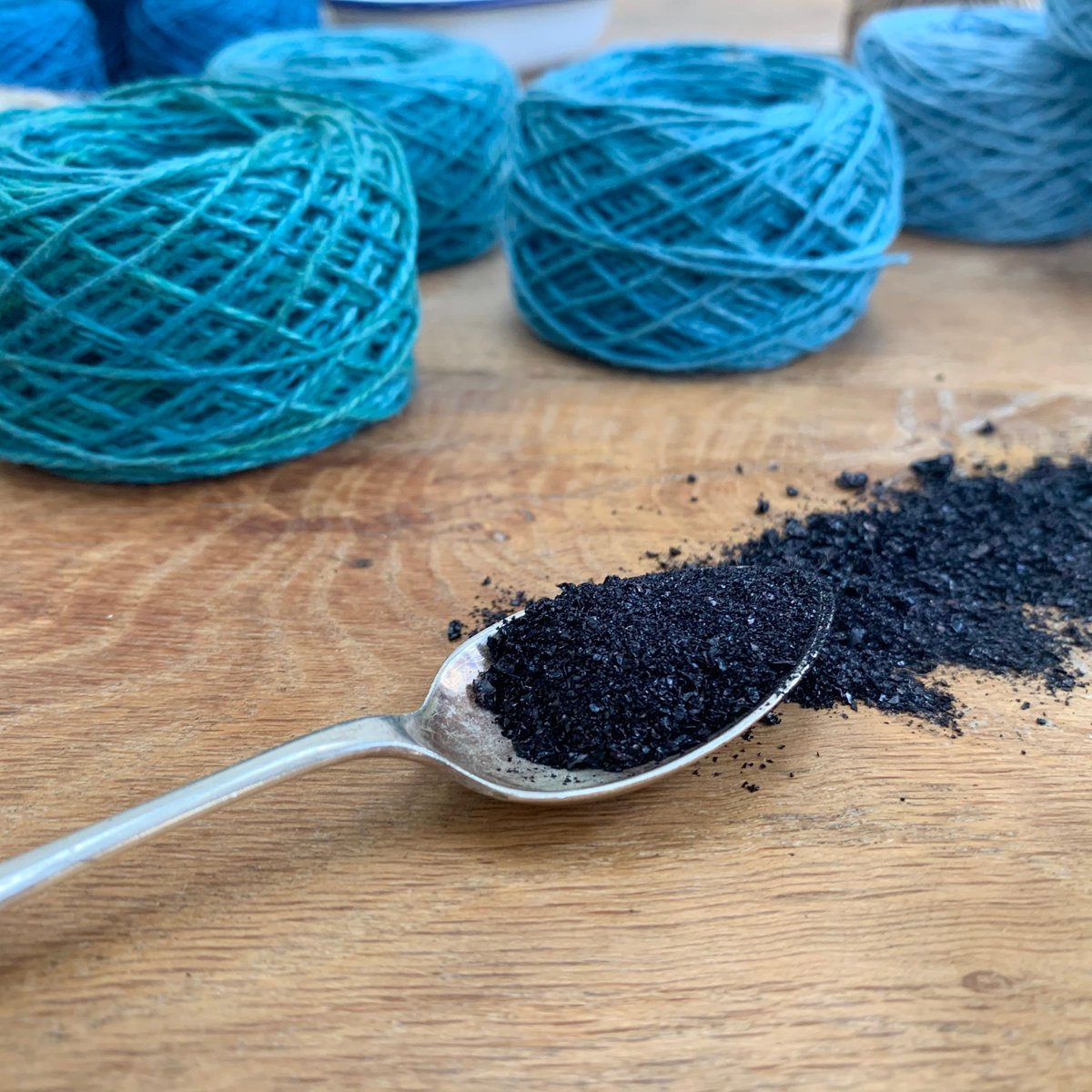 We're gearing up for the start of our in-person workshops. New dates for natural dyeing and table weaving can now be booked on our website 💙 #hampshire #craftworkshop