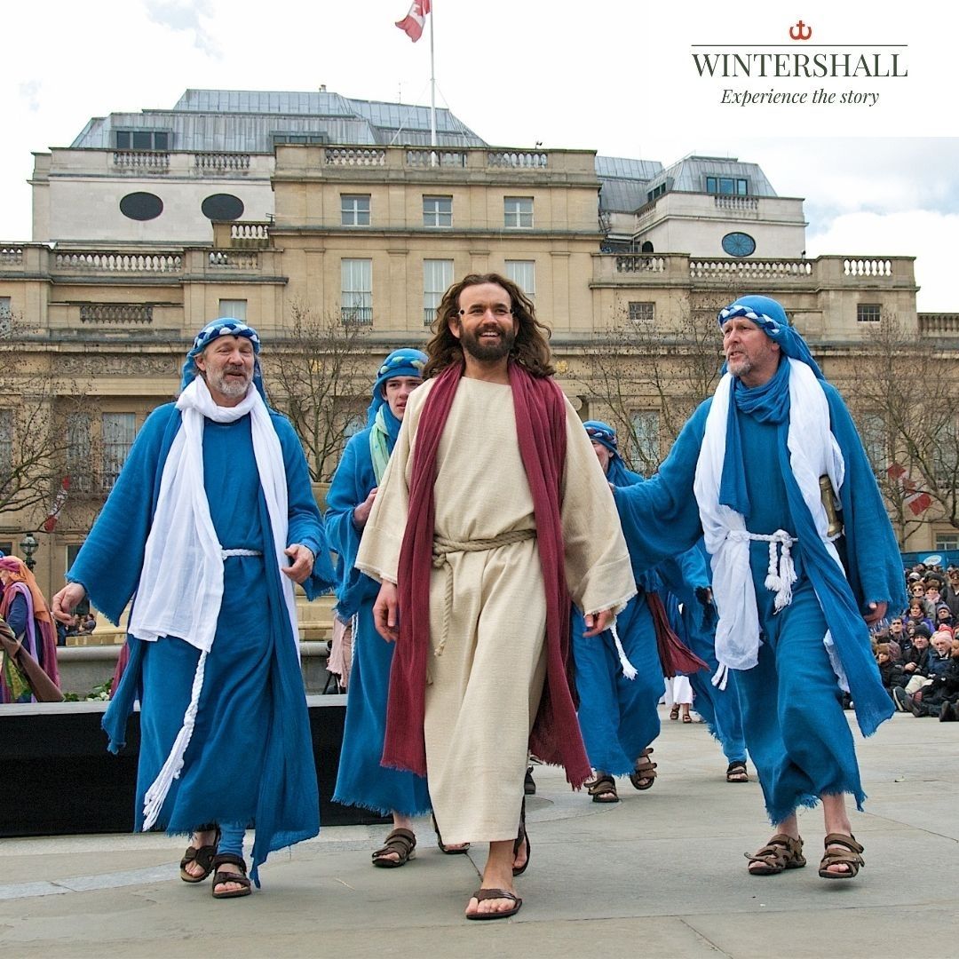 Join us at 12pm or 3pm today to watch the livestream of our 2019 performance of the Passion of Jesus play in London's Trafalgar Square. 💚

Head on over to Facebook now! facebook.com/Wintershallplay