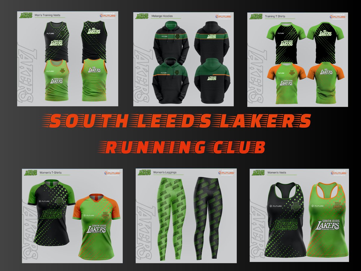 FutureSportsUK's tweet photo. Check Out South Leeds Running Clubs quality portfolio of Training and Leisure wear! https://t.co/wEdPyuFTS3 @SthLeedsLakers #bespoke #affordable #lookgood #traingood #lakers #future https://t.co/sSX89wvu8y
