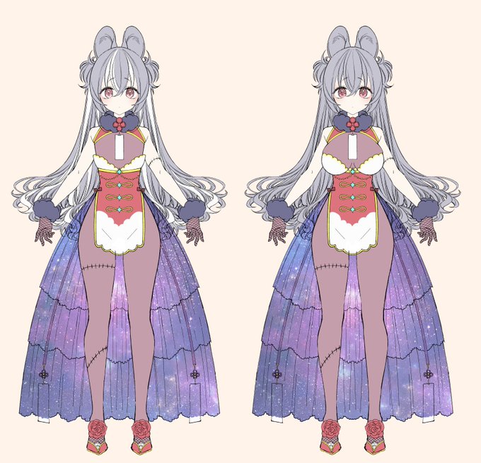 今現在と前のデザイン…根本は変わらないけど、あまり冒険しないデザインになってるかもしれない 