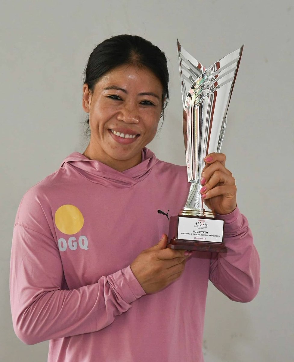 iosindiaoff's tweet photo. Congratulations to the boxing legend @MangteC for winning the Sportstar Aces Olympic Sports' Sportswoman of the decade.
You are an inspiration champ, keep it up.
🔰
#sportstar #legend #boxingstars #inspiration #sportspromoter #digitalagency #success #teamios #TeamIndia https://t.co/x12CJDtFOg