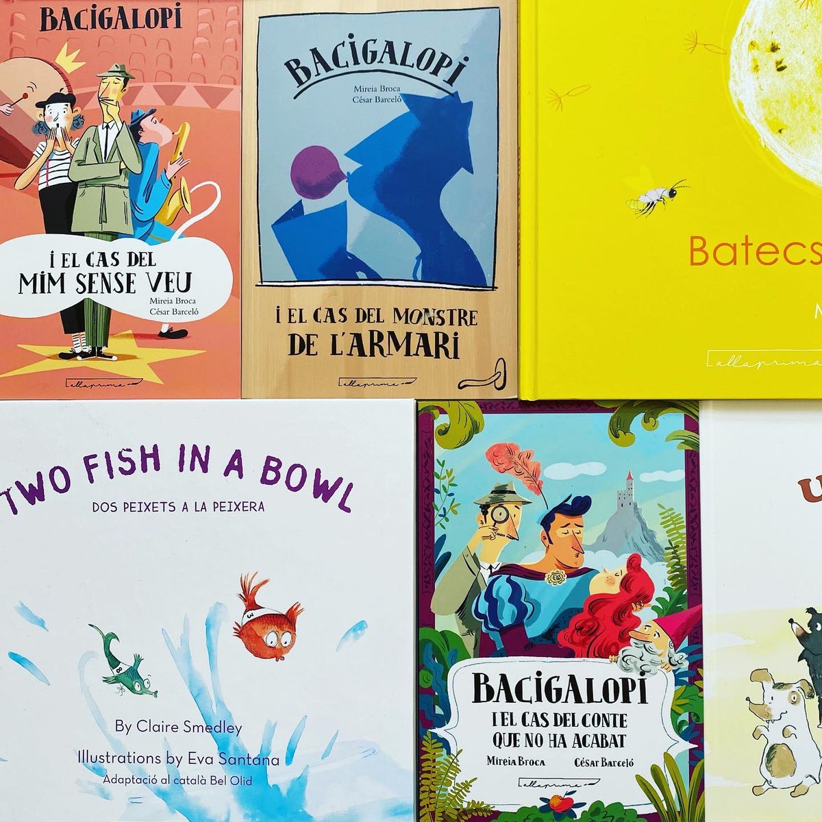 ObradorEd's tweet photo. Avui, Dia Internacional de la Literatura Infantil i Juvenil, celebrem haver pogut descobrir amb lupa noves illes, encendre la llum de la nit, reivindicar el nostres drets, animar peixos que fan curses i tenir cura de gossets. https://t.co/kVz3Kj72BT