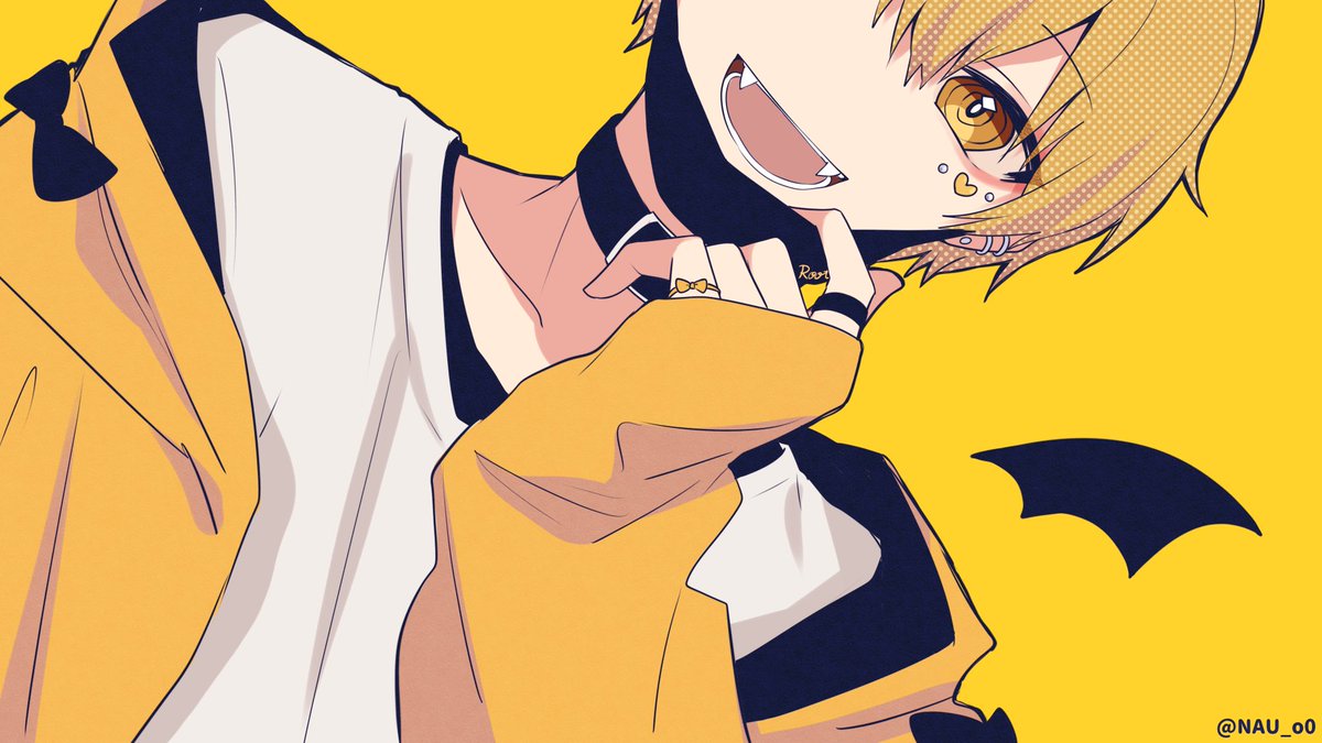 1boy male focus blonde hair solo mask jacket yellow eyes  illustration images