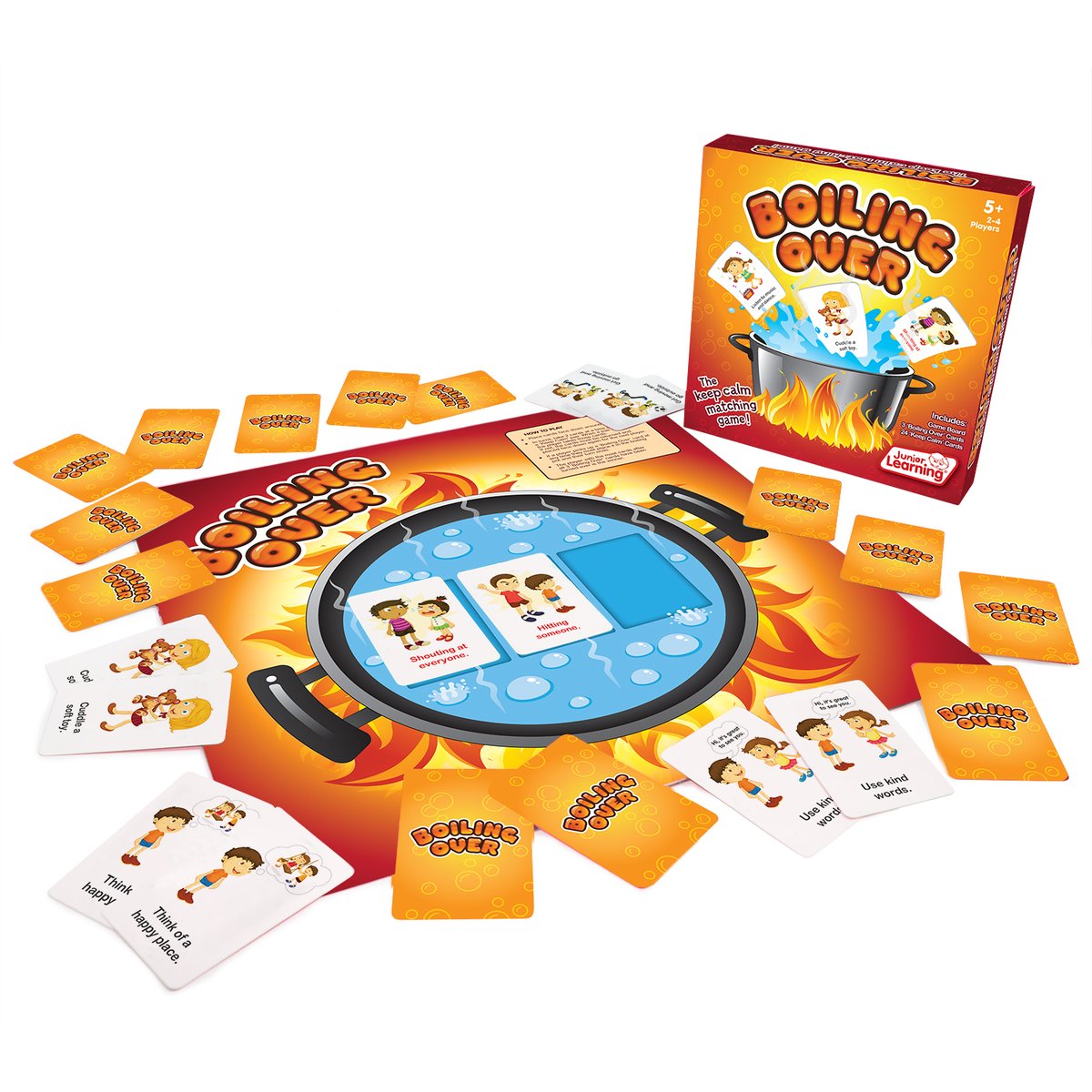 JuniorLearning's tweet image. 😡 ⇢ 🤔⇢😄

Teach anger management skills to kids with Boiling Over, the keep calm matching game! Compete with your friends and family in this unique emotional skills style memory game.