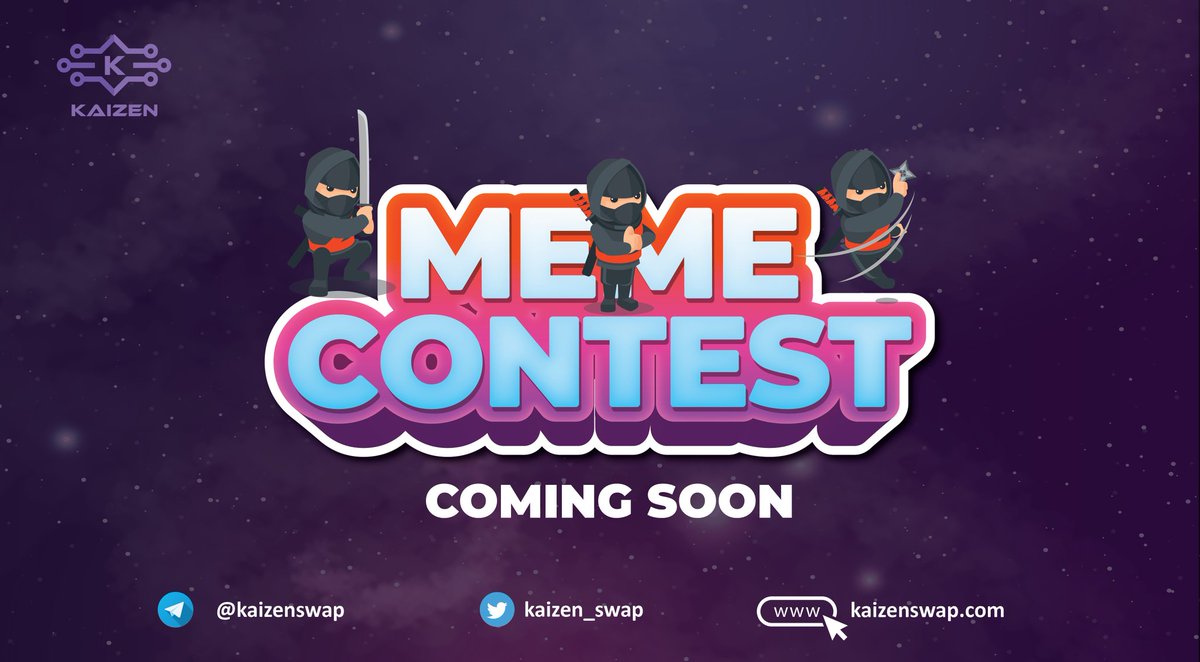 Kaizen_Swap's tweet photo. Anticipate Kaizen's Meme concept, coming soon https://t.co/41MLjSTqBE