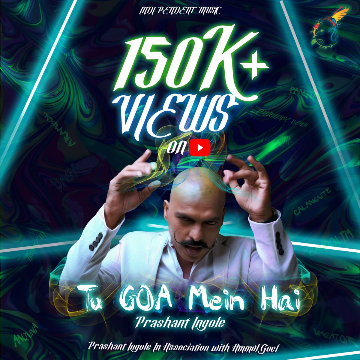 IndiPendentMusi's tweet photo. | Tu Goa Mein Hai |crosses 150k+ views!🔥
Thank you everyone for all your support and love❤️ #tugoameinhai team is grateful for each one of you☺️
@prashantingole1 @ammulgoel @distrokid
#TuGoaMeinHai #WeareIndiPendent #SongTrending #musicchannel #musician #lyricist #feelthevibe https://t.co/SPfn51ZEHB