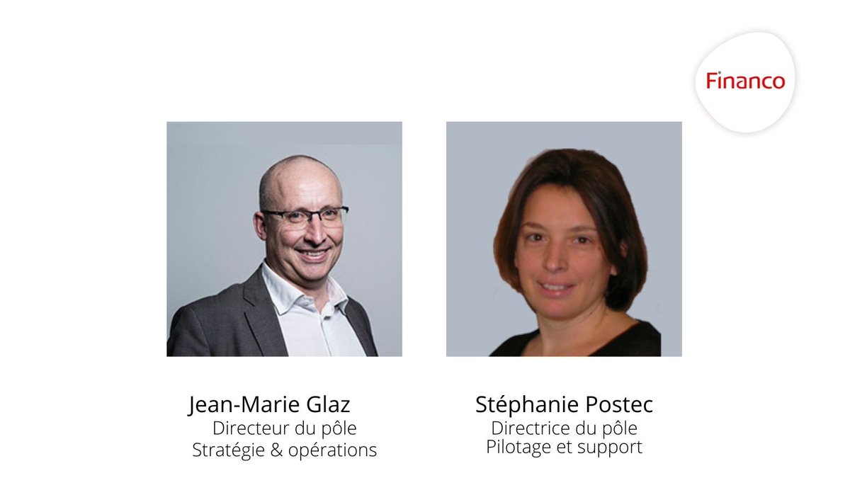 cmarkea's tweet image. #nominations au Directoire de #Financo, filiale du @cmarkea : Stéphanie Postec et Jean-Marie Glaz. Le communiqué : 
arkea.com/banque/assuran…