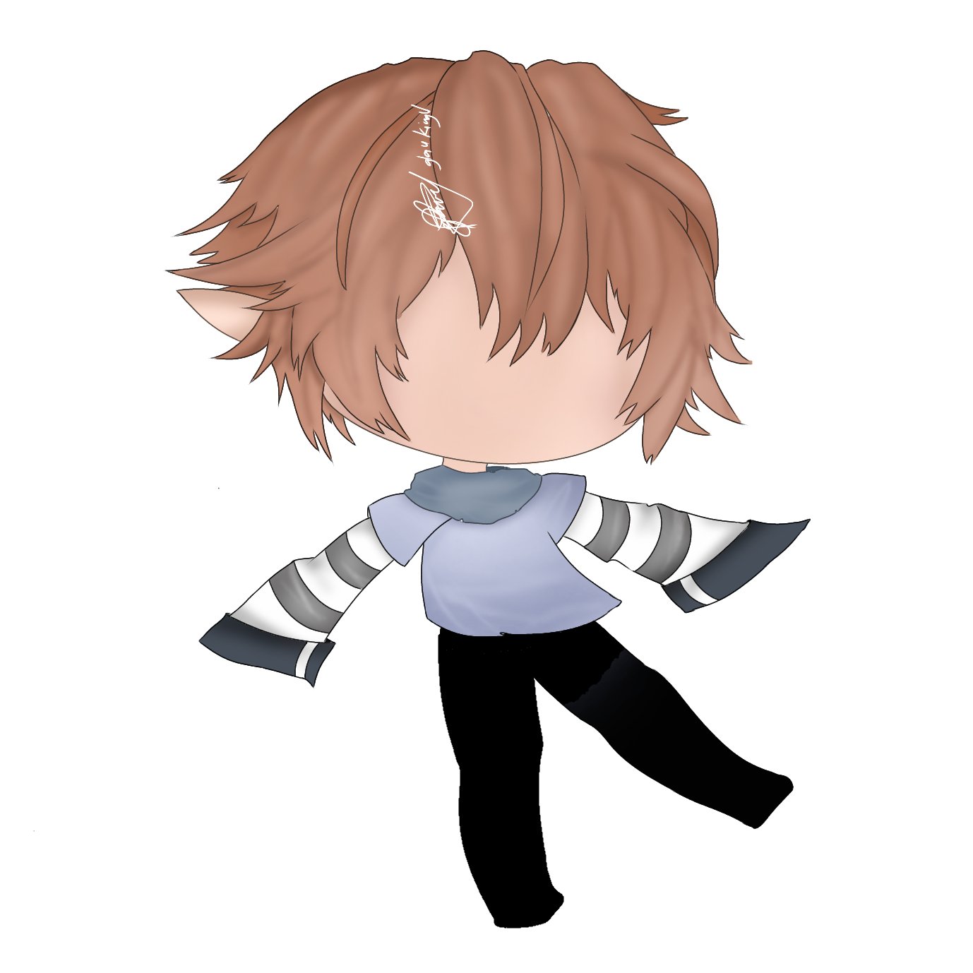 KingV🍀 on X: Doing Faceless Art Chibi Commissions! Diamonds only