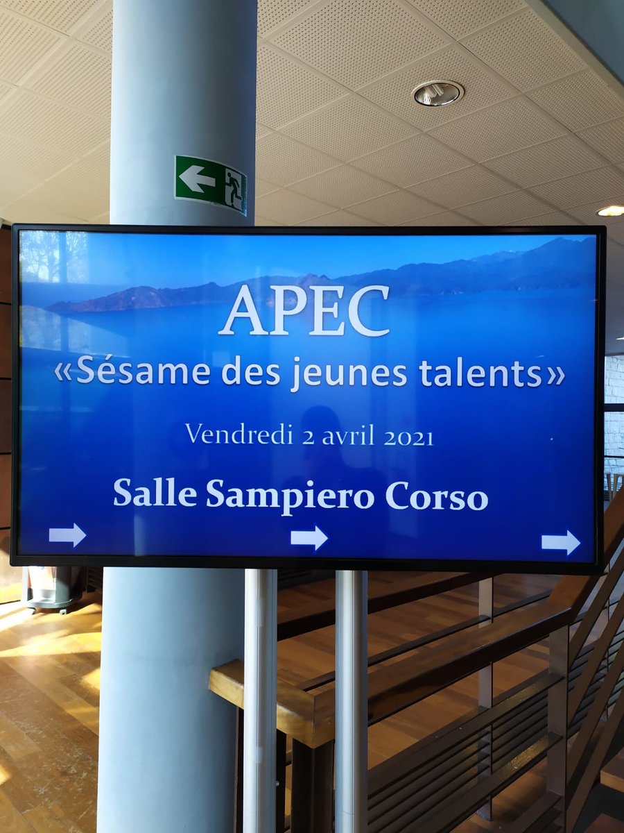 #SesameJeunesTalents en direct de #Corse pour le lancement de la 1ère promotion parrainée par <a href="/pavillanova/">P-Antoine Villanova</a> <a href="/CorsicaLinea/">Corsica Linea</a> son conseil aux #JD « Restez vous-même ! Osez »