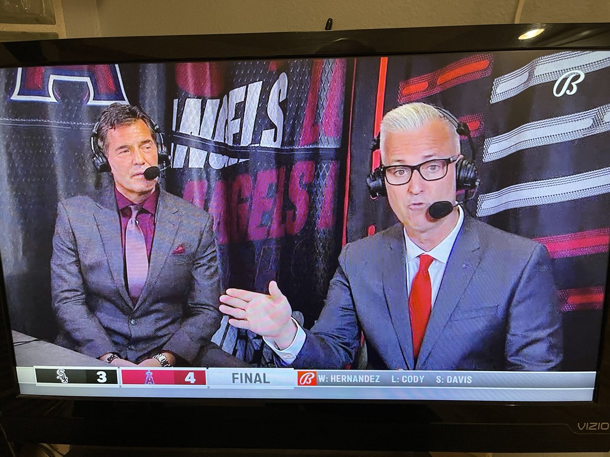EvictAtty's tweet photo. #FAN-tastic #60th #OpeningDay for @Angels at home #Anaheim! 
Perfect day &amp; game!

Thank you thank you thank you!
@Markgubicza #Gubie
@lifeisgreatsut #Sutt
@JoseMota05 #Josey
For a great #CallOfTheGame⚾️

And helping us “lifer” @Angels #fans feel as pumped in 2021 as 1961🎉💪🏻⚾️ https://t.co/LleWjeebD6