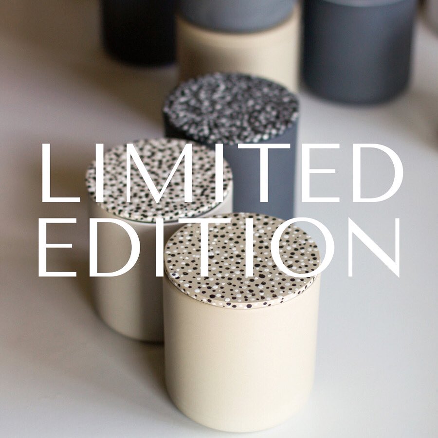 Keep an eye on your inbox. Next week Limited Edition Kira Ni x E+A porcelain jar candles will launch. A beautiful handmade porcelain candle designed to be used outside or in. There's still time to sign up to the newsletter for early access, follow the link in bio.