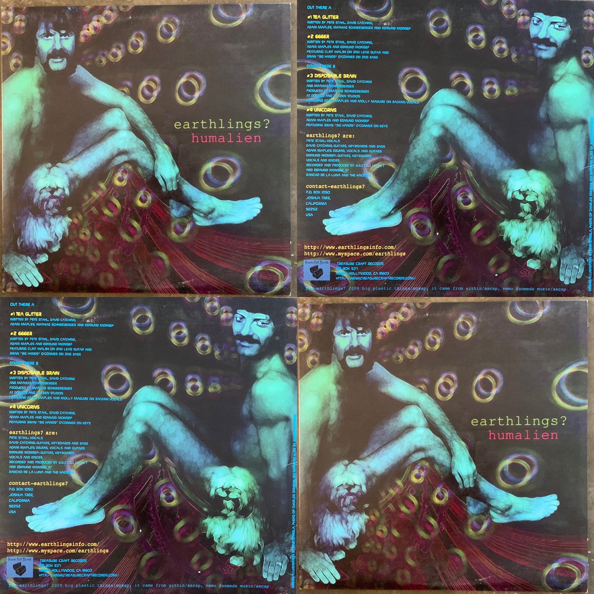 It’s Bandcamp Friday! Support your local musicians. We're making available for the first time our Humalian EP. Previously only available as a 10”
Heres the link earthlings1.bandcamp.com/album/humalien #earthlings? #humalian #Treasurecraftrecords #supportlocalartists #bandcampfriday