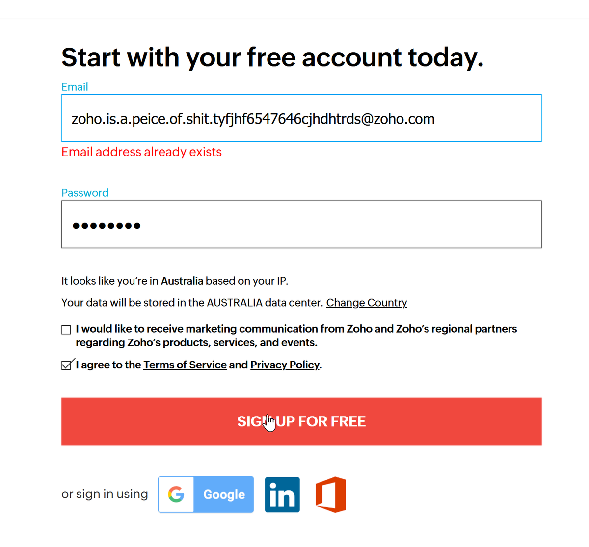 Jaz_Beei's tweet photo. @ShitUserStory As a...
– user attempting to create an email address
I want to...
– be advised that my preferred email address already exists
So that...
– I can realize that my address preferences are similar to another user https://t.co/vMtWm9iNl3
