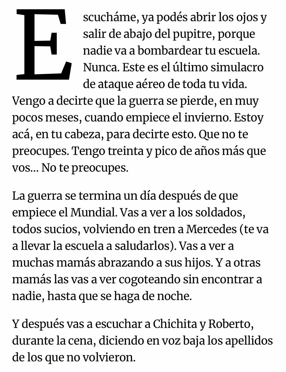 soysergioantin's tweet photo. Los desafío a leer esto de Hernán Casciari y no terminar llorando #2DeAbril 🇦🇷❤️ https://t.co/aMaQx13kXu
