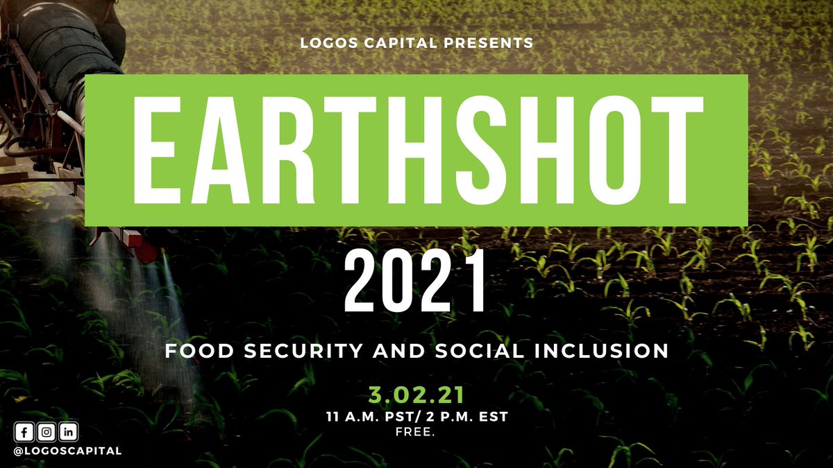 PivotalCEO's tweet photo. Join @LogosCapital @NASA @ZEROGSI @TellSilvio @MarynSoref @DrVEnoch @Yougotthepower and more. #FoodSecurity #EarthShot #impact https://t.co/CqXaoj4pxa https://t.co/awFPJhSMAQ
