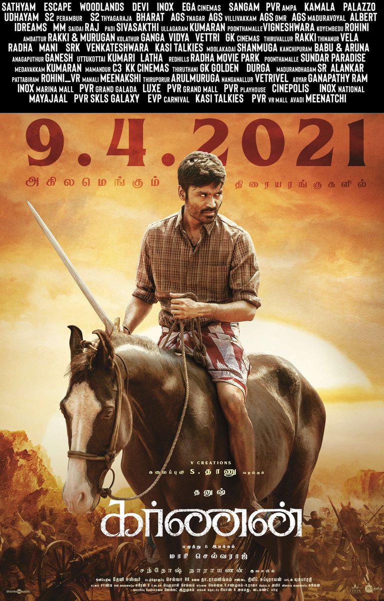 Dhanush_Trends's tweet photo. Today Newspaper Ad #Karnan Coming 9.4.2021🏌️‍♂️🔥 

@dhanushkraja @mari_selvaraj @theVcreations @Music_Santhosh https://t.co/xNNAz3lEHk