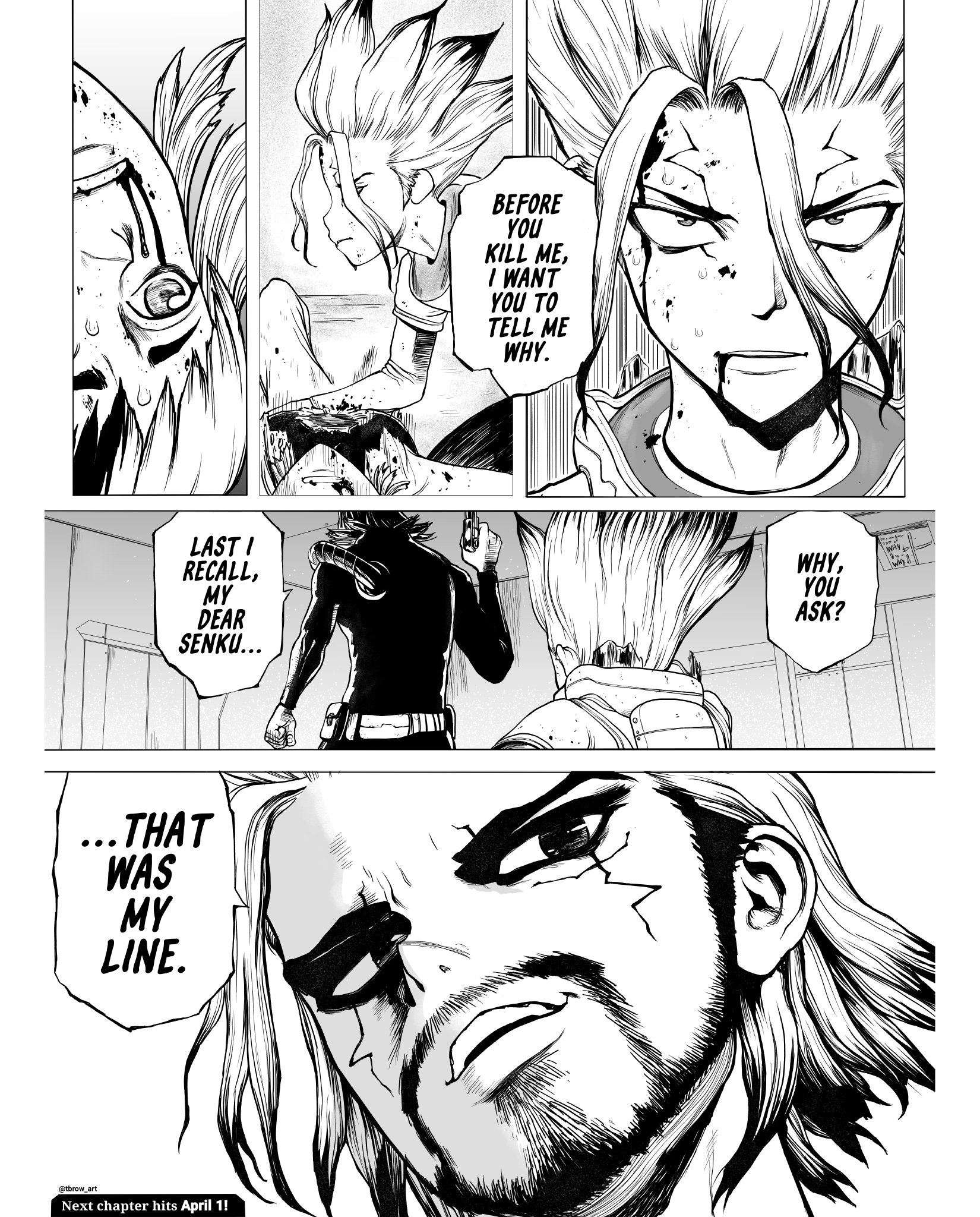 Taylor I Found A Leak Dr Stone Of Chapter 265 It Reveals Who Whyman Is Boichi Bo1 Drstone Boichi Senku T Co C0va7svjix Twitter