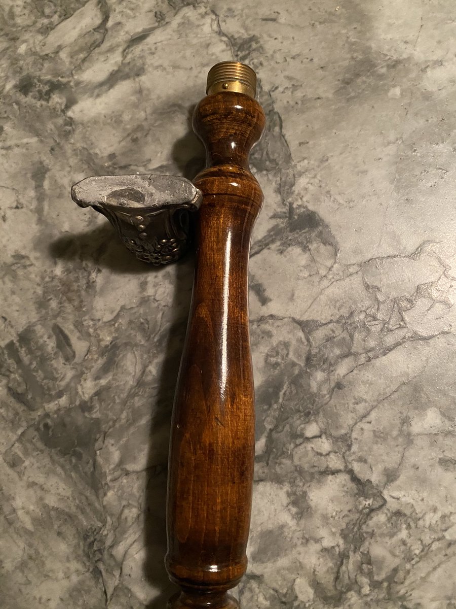 davelindstrom's tweet photo. @Hopkinsag1 The plot thickens. Pinterest thought beer tap too. If so, why is this cover so heavy and ornate? Thanks! https://t.co/hsITT9qWzZ