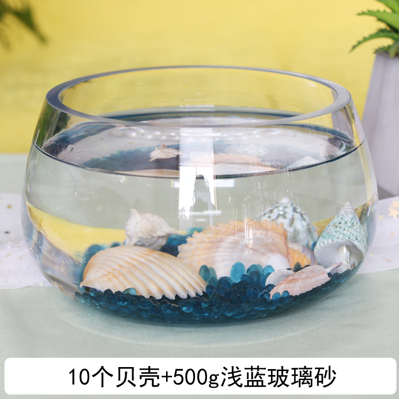 Glass Fish Tank Round