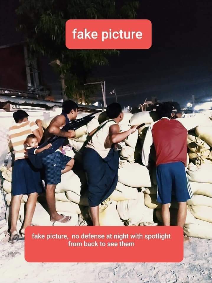 The Junta's now staging an illusion that we use kids to defend ourselves. Who in the rational mind would believe that? The Junta's terrorists already proved their brutality over kids during Rohingya crisis, threw them into fire and burnt alive!
#WhatsHappeningInMyanmar 
#Apr2Coup