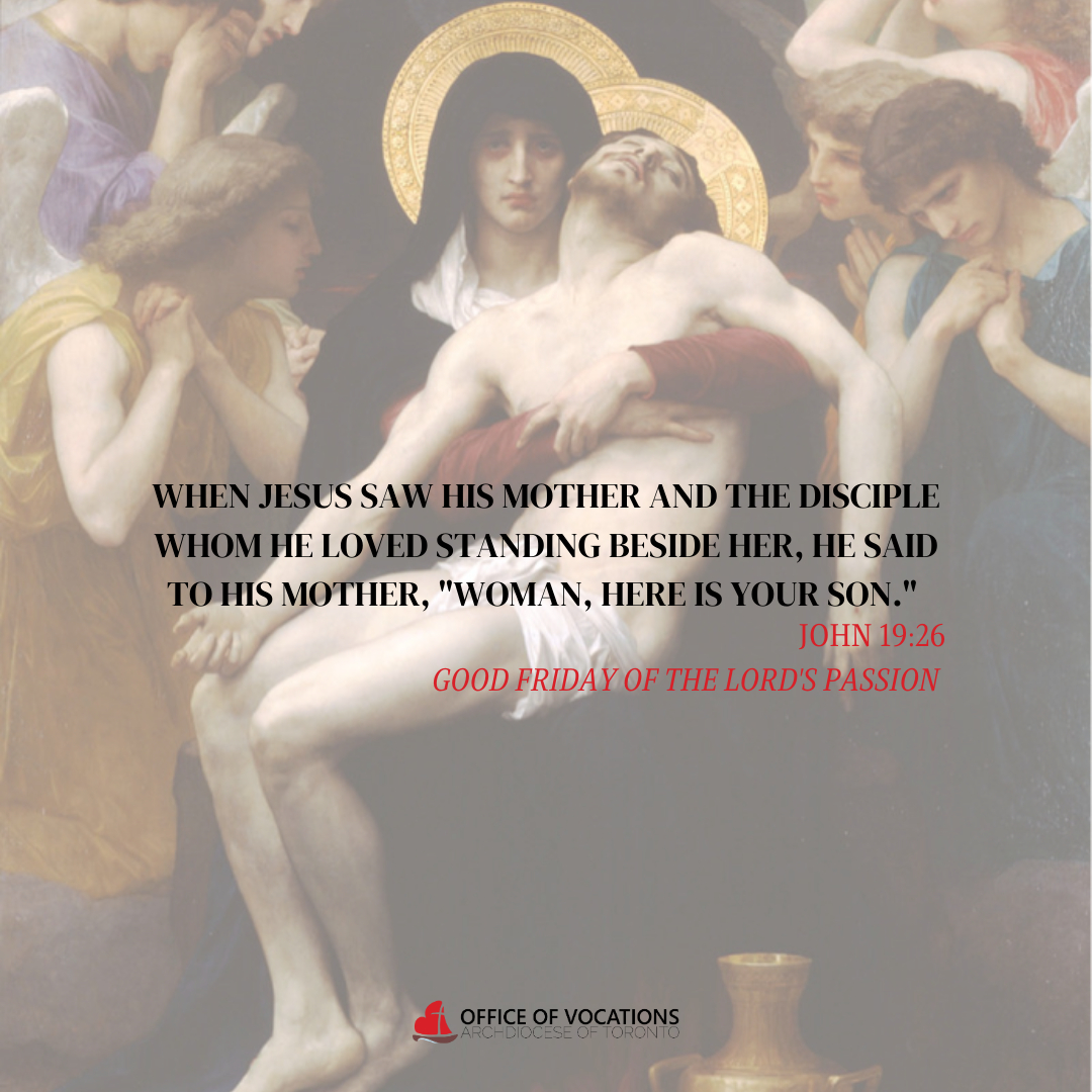 vocationsTO's tweet photo. Instead, one of the soldiers pierced his side with a spear, and at once blood and water came out. - John 19:34
#vocationsTO #archtoronto https://t.co/8uLg03UiLE