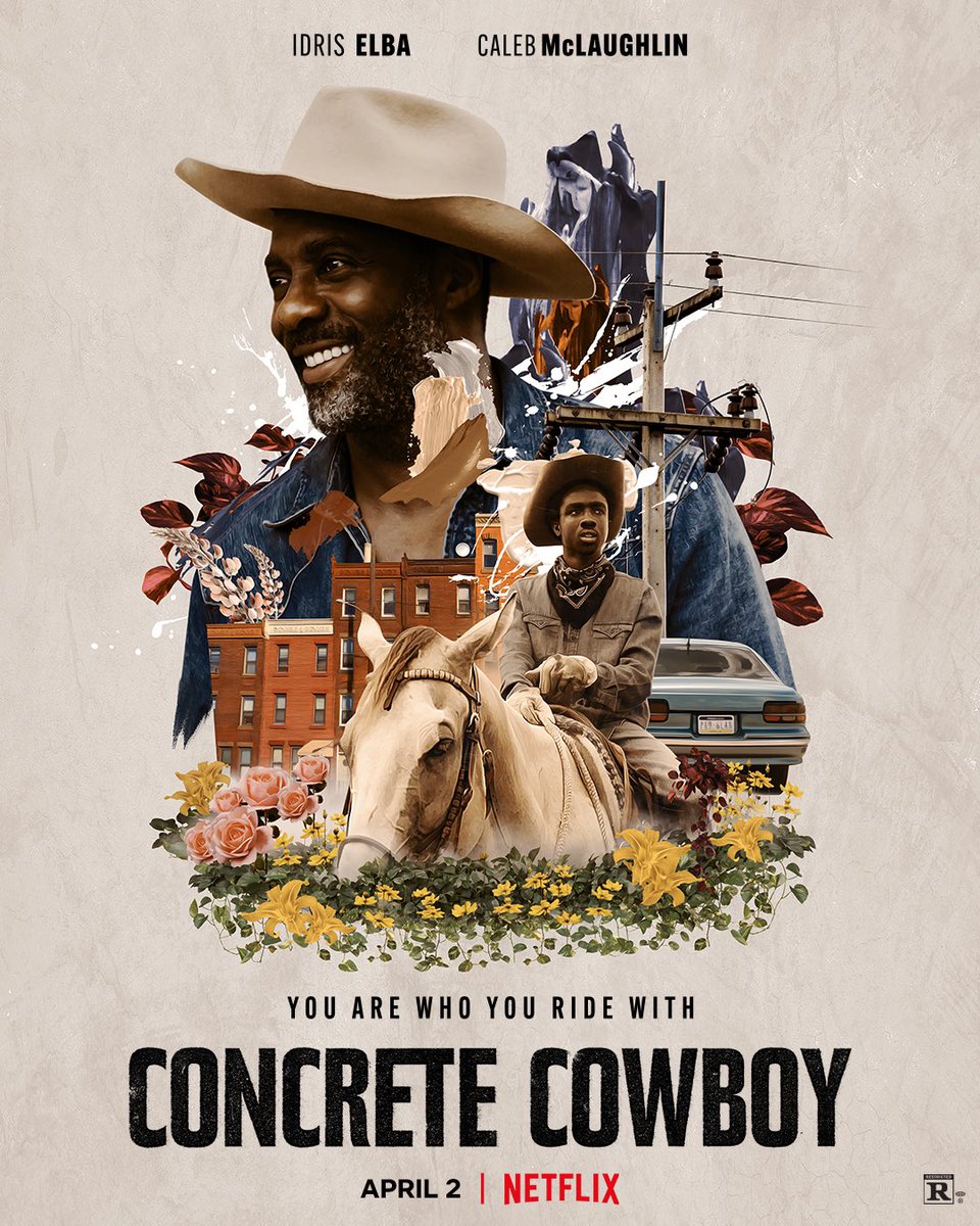 RaeHolliday's tweet photo. What. A. Film. 🔥

#ConcreteCowboy
@Netflix
@StrongBlackLead
@NetflixFilm

Big Kudos to @calebmclaughlin 💨 https://t.co/o8u38ZzSm2