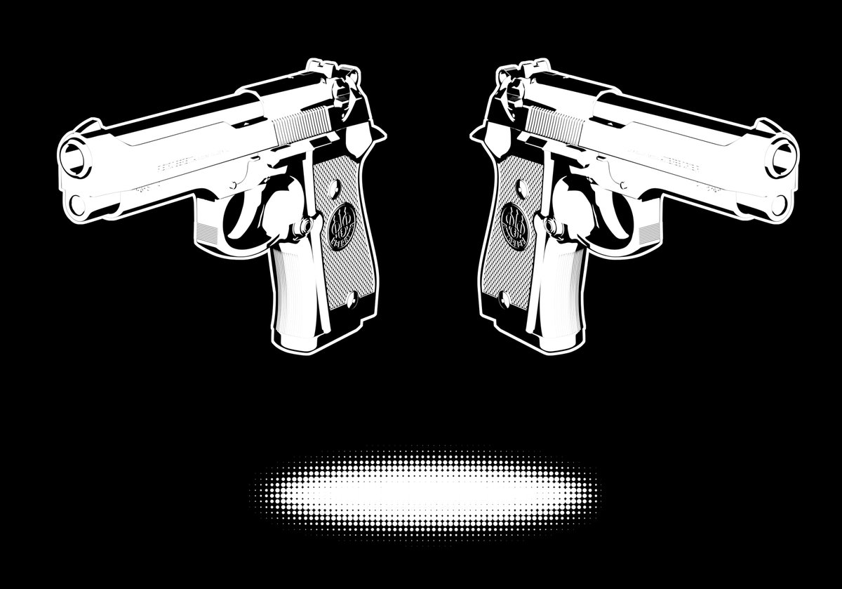 EHeshna's tweet photo. Dual Berettas (a little more aggressive) 
#rarible #ethereum #nonfungible #digitalasset #nft #opensea https://t.co/EM0fhBNW6i