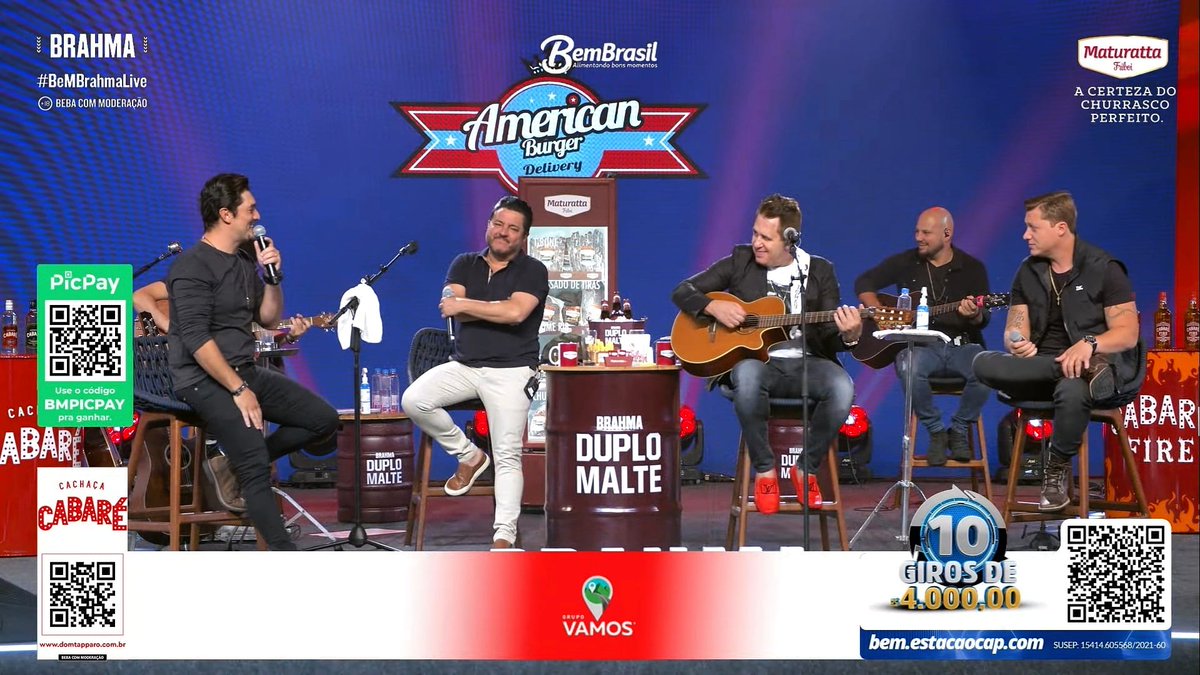 BeMMariliaSp's tweet photo. Participação da dupla @GeorgeHeRodrigo na #LiveDoBeM #BeMBrahmaLive https://t.co/Yf10GvFGNl