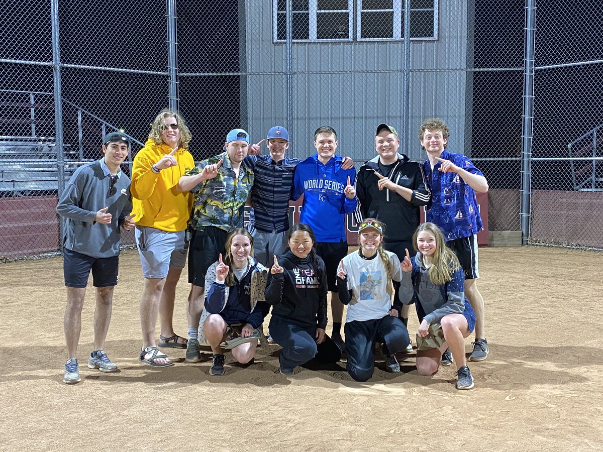 Long night, but your first ever wiffle ball tournament champions are the Master Batters! Congratulations! Thank you to Brianna Reeves for leading the way to make all this happen!