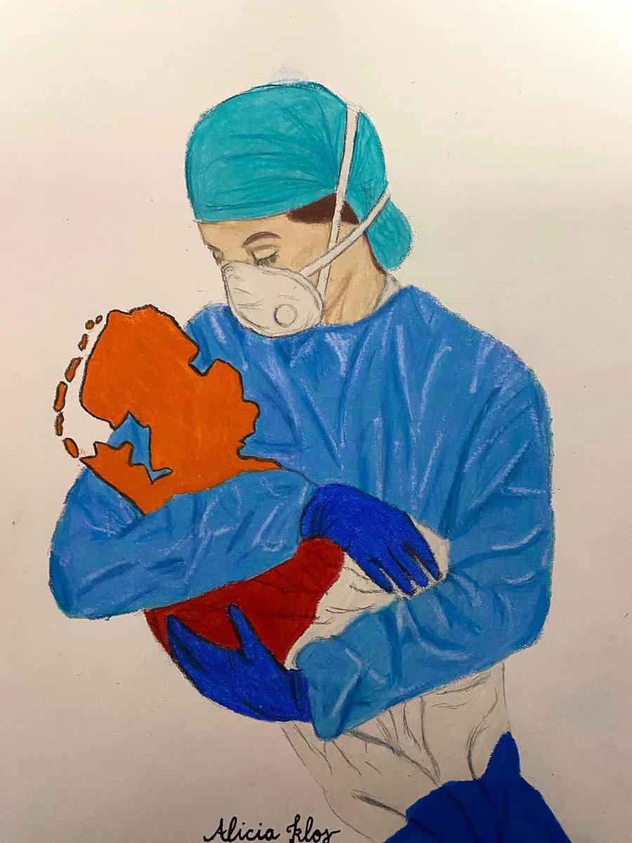 MsMonsanto's tweet photo. Terwijl hele Nederland nog in bed ligt ...Shadira is aan voorbereiden voor een dagdienst 
Artiest: Alicia Klos ...mijn dank 
#keepbreathing 
#westayatworkforyou 
#StayHomeStaySafe 

#covidstories https://t.co/gVPC32Gqmv
