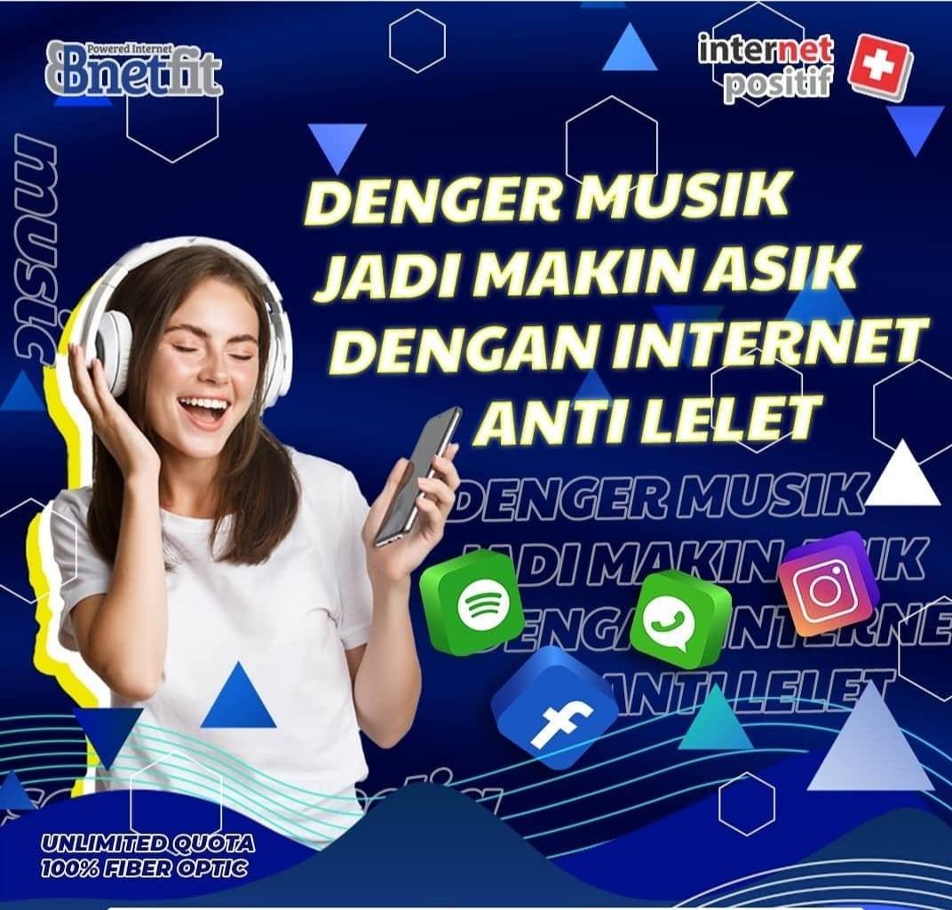 Wekeend kalian ngapain nih genks? Kalo mimin sih dengerin musik aja dirumah. Denger musik jadi makin asik karena internet tak terbatas dan anti buffering
#bnetfit #bnetfitbogor #bnetfitbojonggede #bnetfitcibinong #bnetfitciteureup #bnetfitsentul
