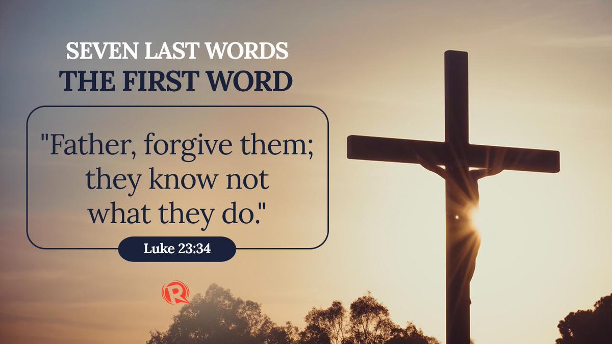 The First Word Of Jesus Christ