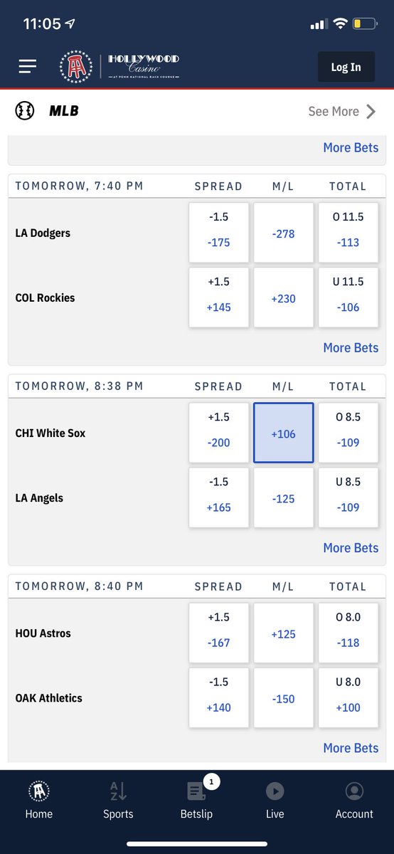 LocksMatts's tweet image. Lock of the day 4/2/21 Chicago white sox moneyline +106 🔒💰